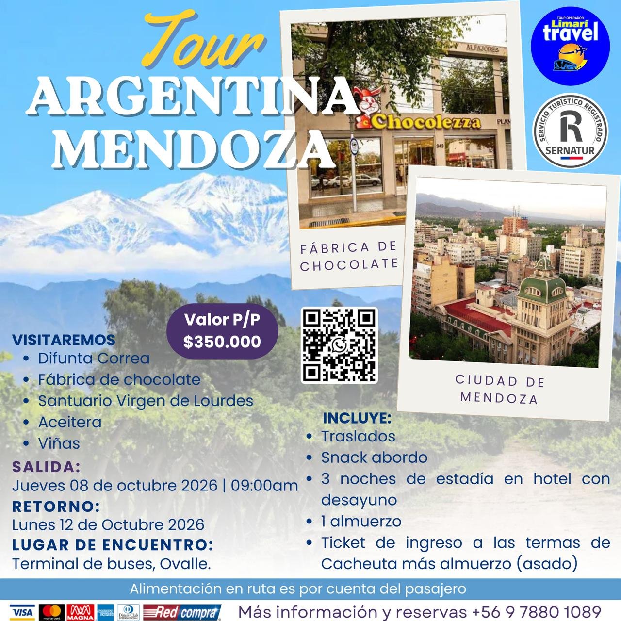 Tour Argentina – Mendoza 2026